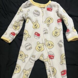 Disney Winnie the Pooh Footie - Cream and Yellow